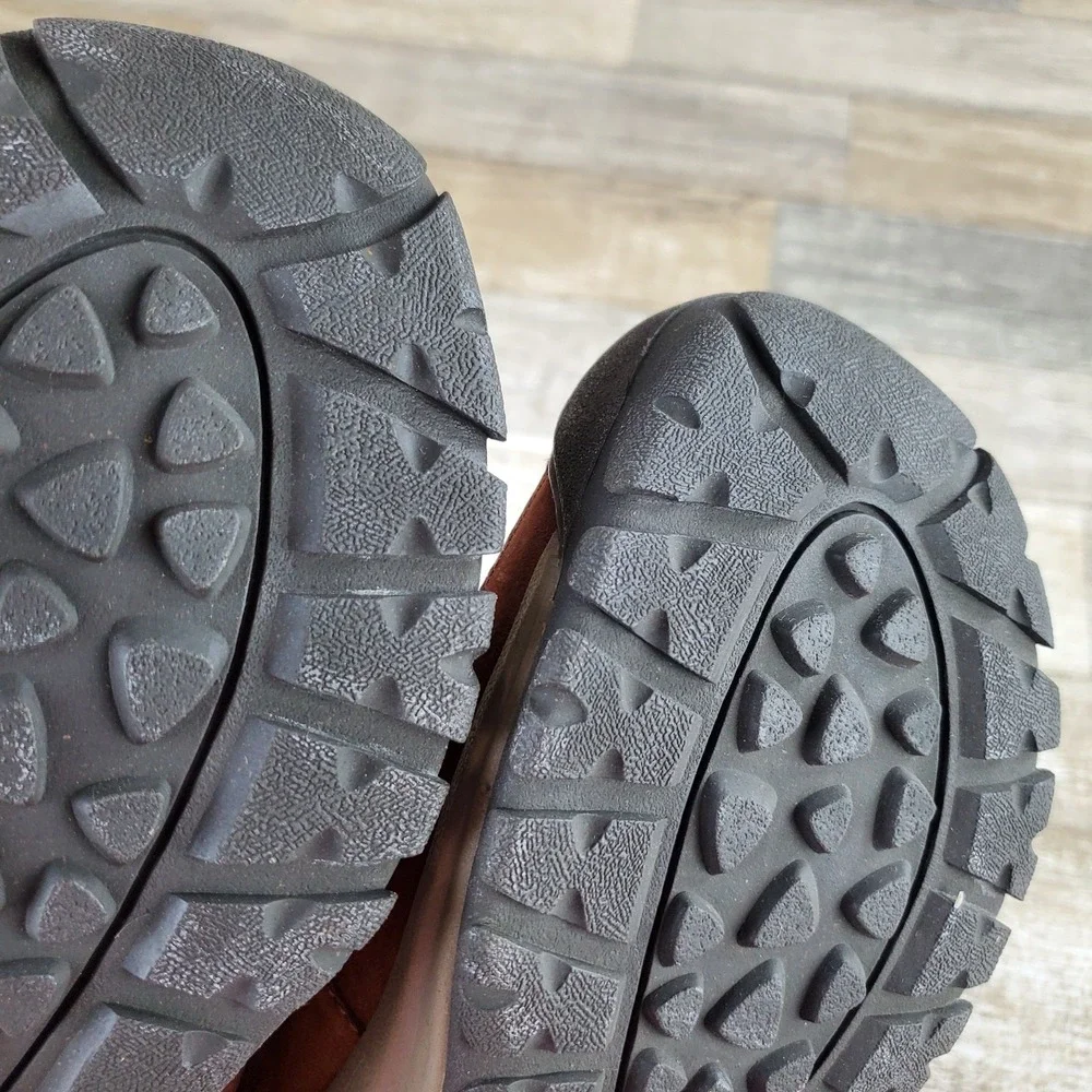 Keen Kaci III Winter‎ Womens Hiking Boots Sz 10 Tortoise Shell Red Waterproof